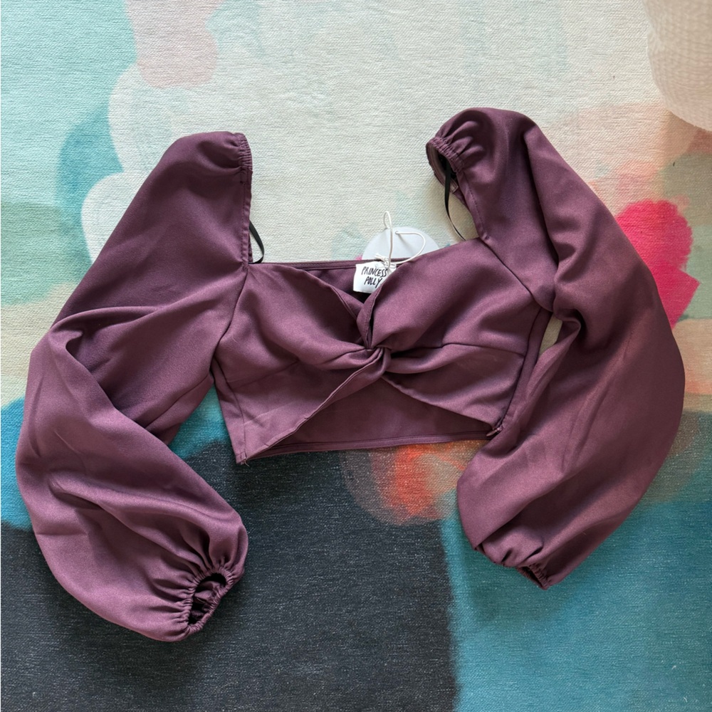 Princess Polly Carson Long Sleeve Top Purple